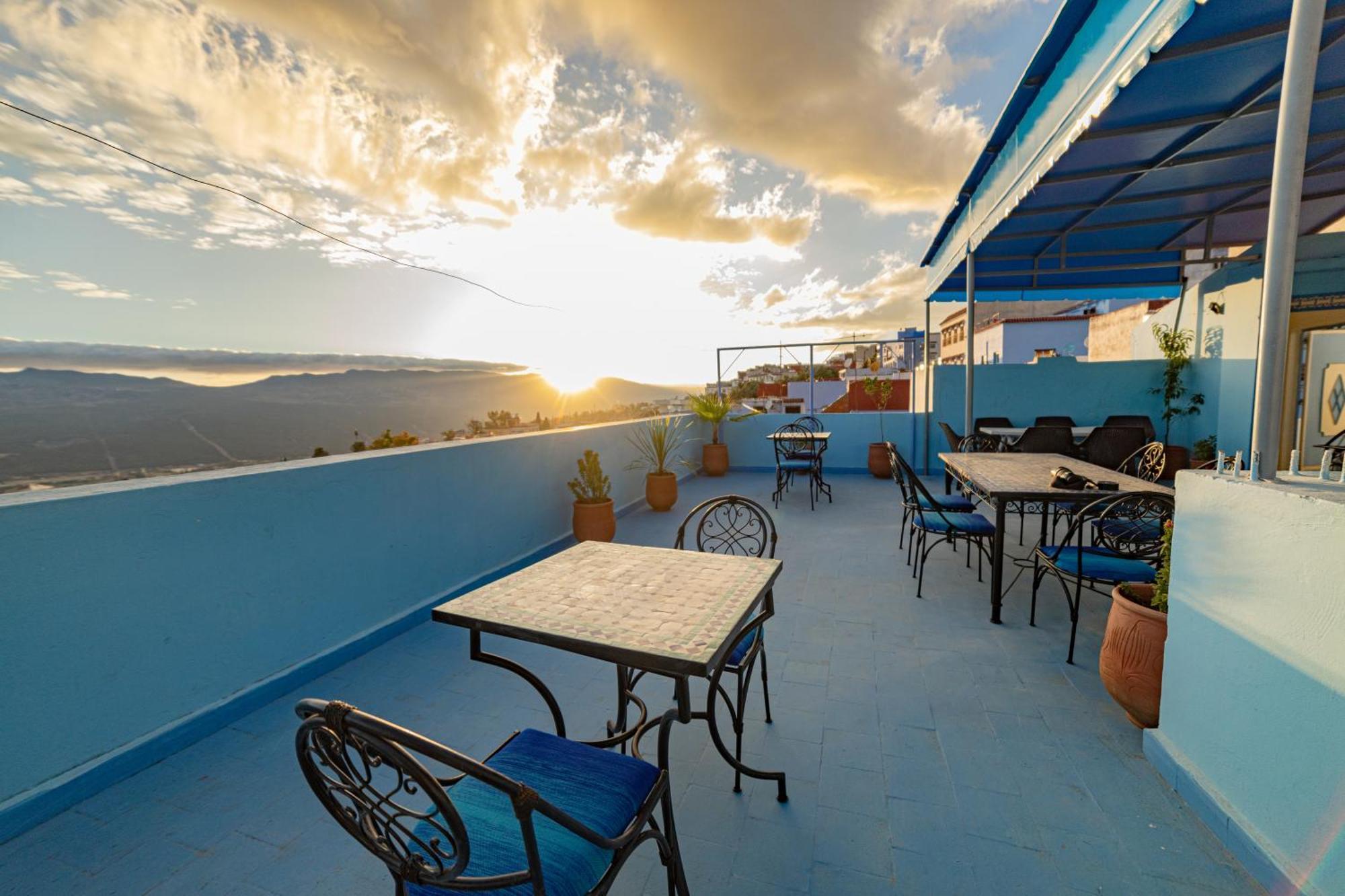 Casa Voyager 'Secret Garden Terrace' Apartment Чефчауен Екстериор снимка
