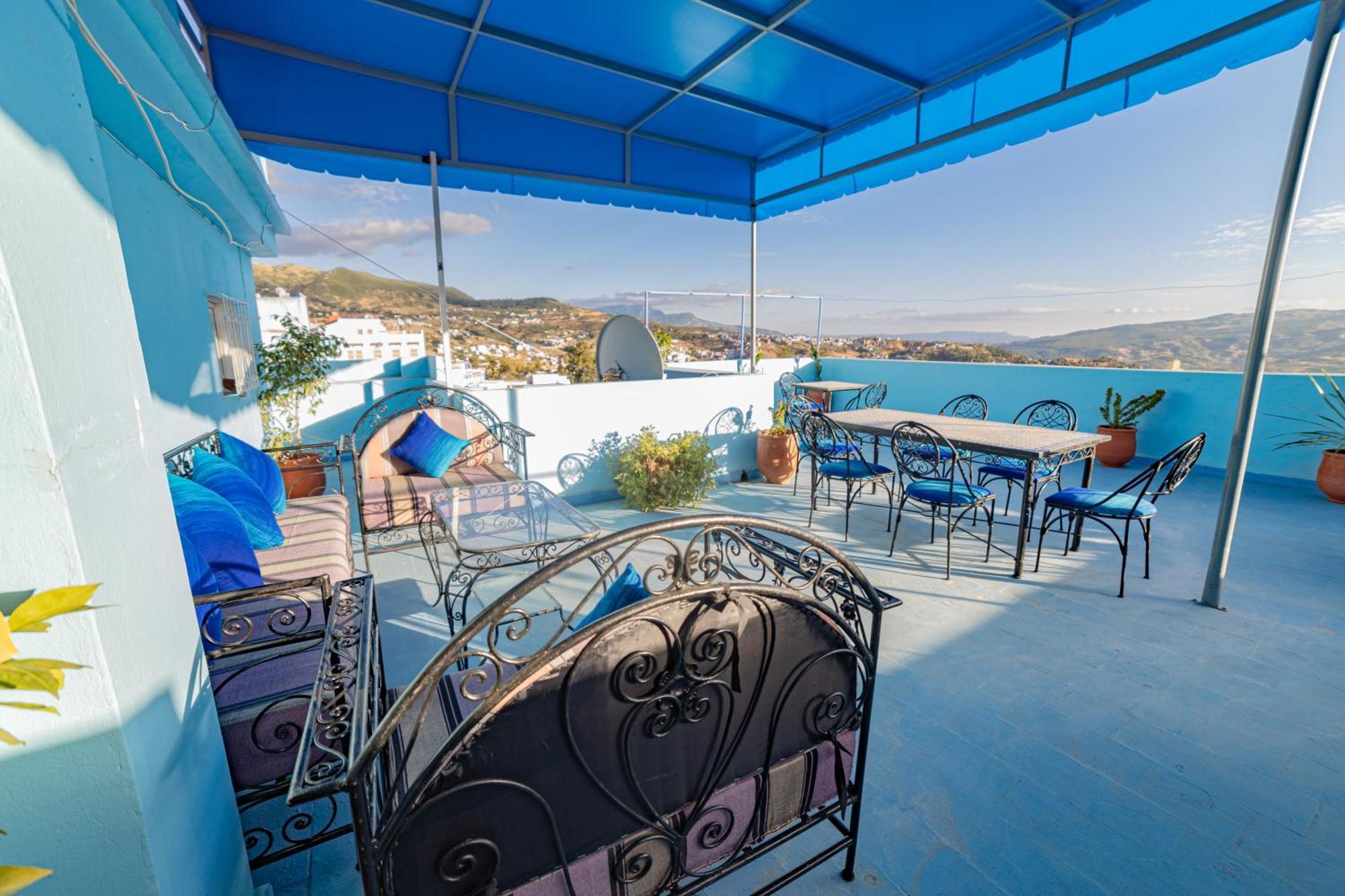 Casa Voyager 'Secret Garden Terrace' Apartment Чефчауен Екстериор снимка