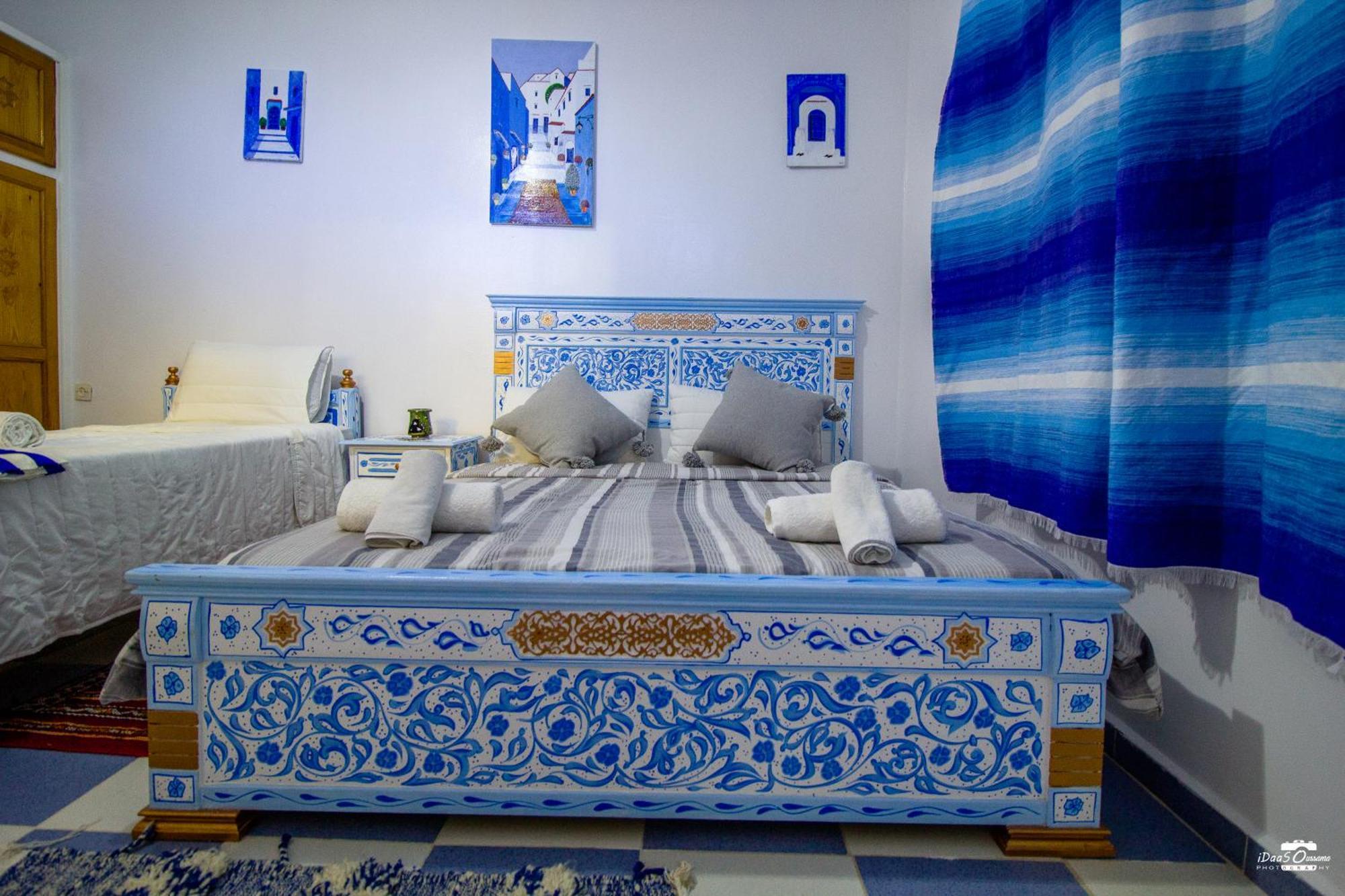 Casa Voyager 'Secret Garden Terrace' Apartment Чефчауен Екстериор снимка