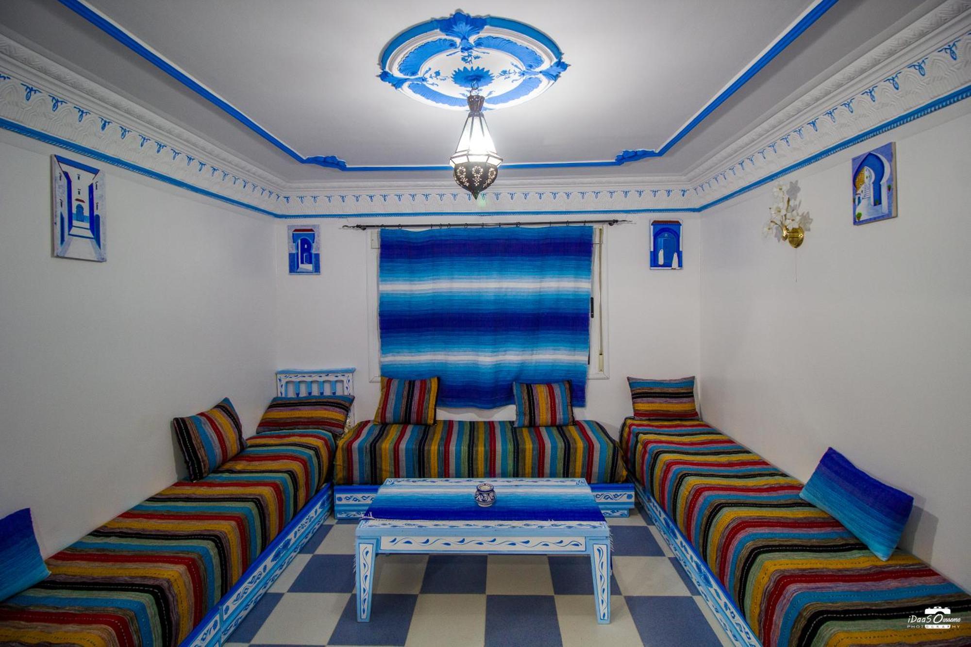 Casa Voyager 'Secret Garden Terrace' Apartment Чефчауен Екстериор снимка