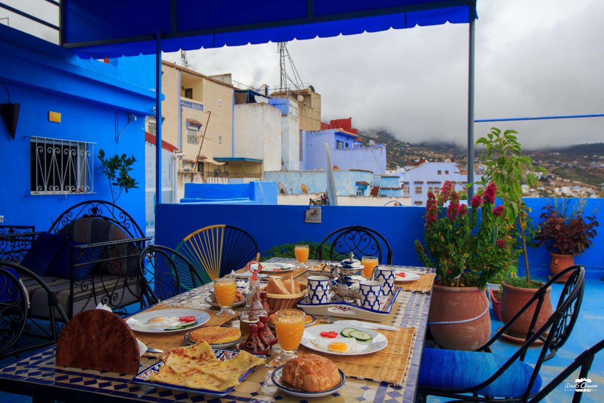 Casa Voyager 'Secret Garden Terrace' Apartment Чефчауен Екстериор снимка