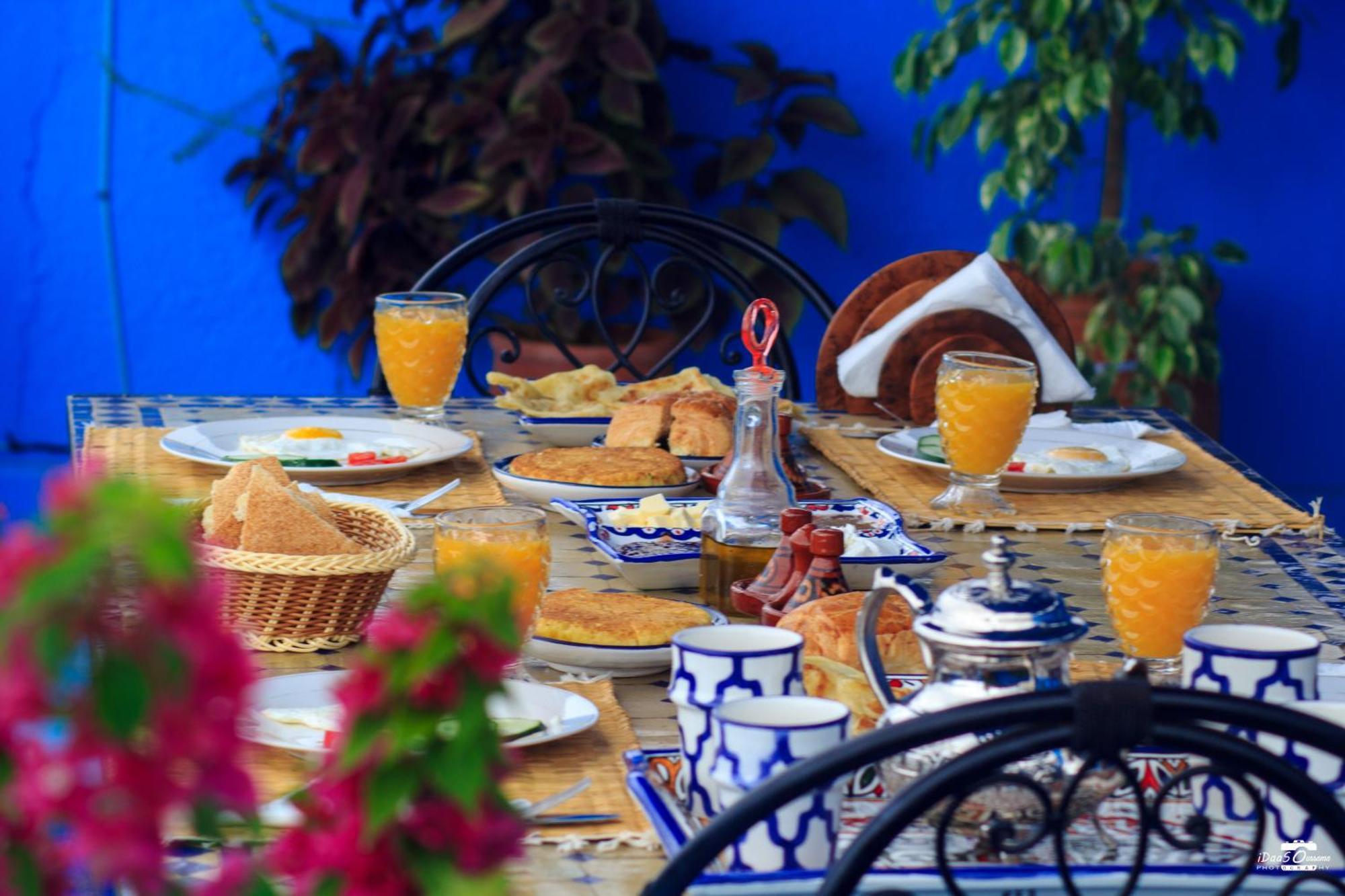 Casa Voyager 'Secret Garden Terrace' Apartment Чефчауен Екстериор снимка