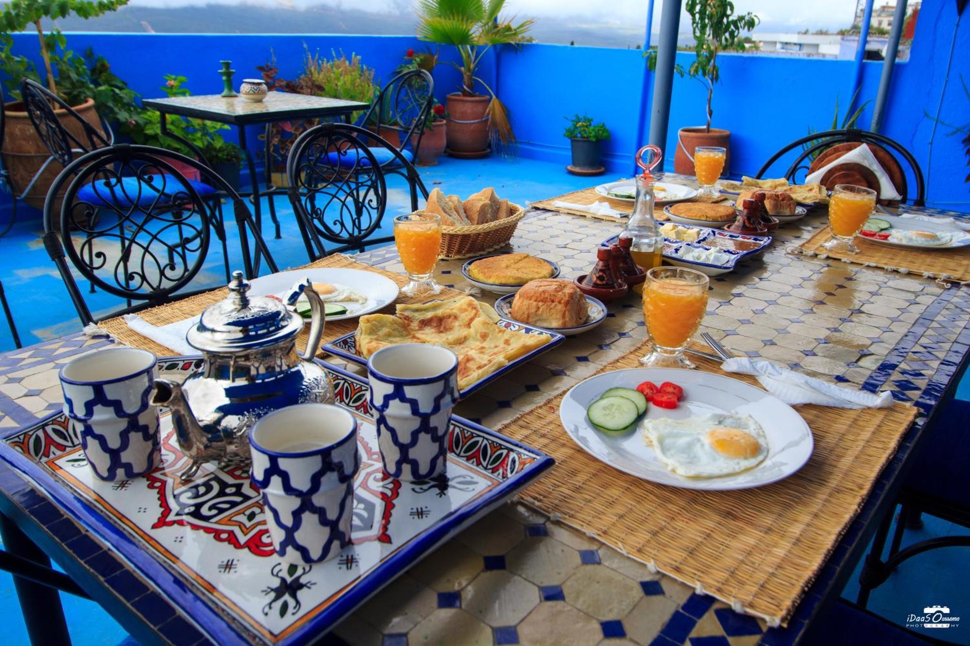 Casa Voyager 'Secret Garden Terrace' Apartment Чефчауен Екстериор снимка