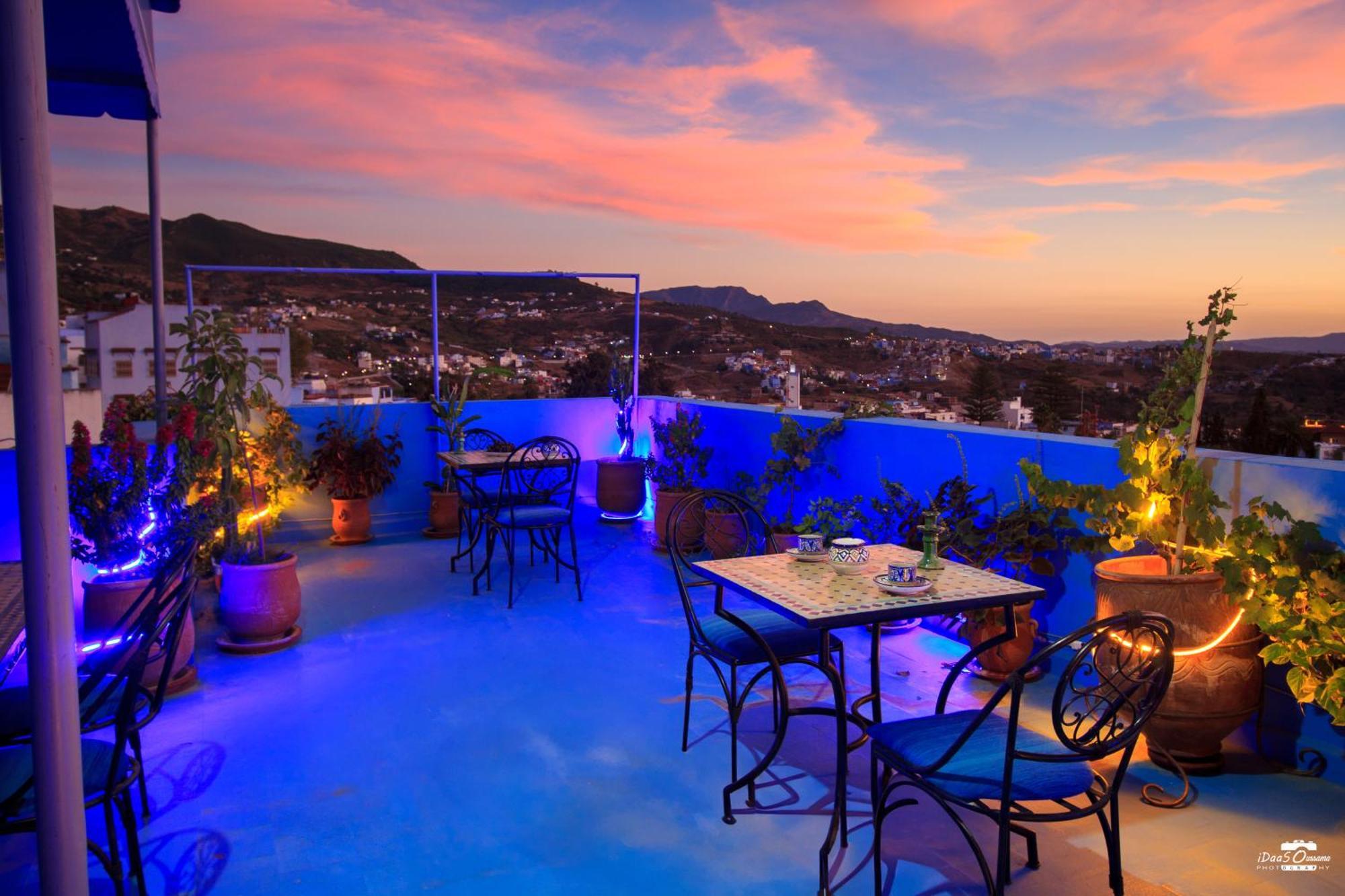 Casa Voyager 'Secret Garden Terrace' Apartment Чефчауен Екстериор снимка